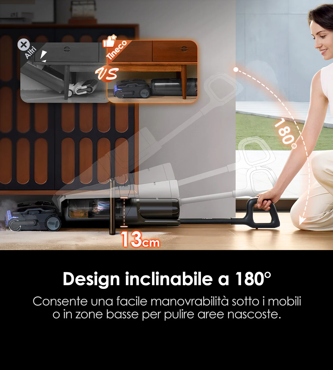 Tineco FLOOR ONE S7 Stretch Steam, immagine dettaglio 13