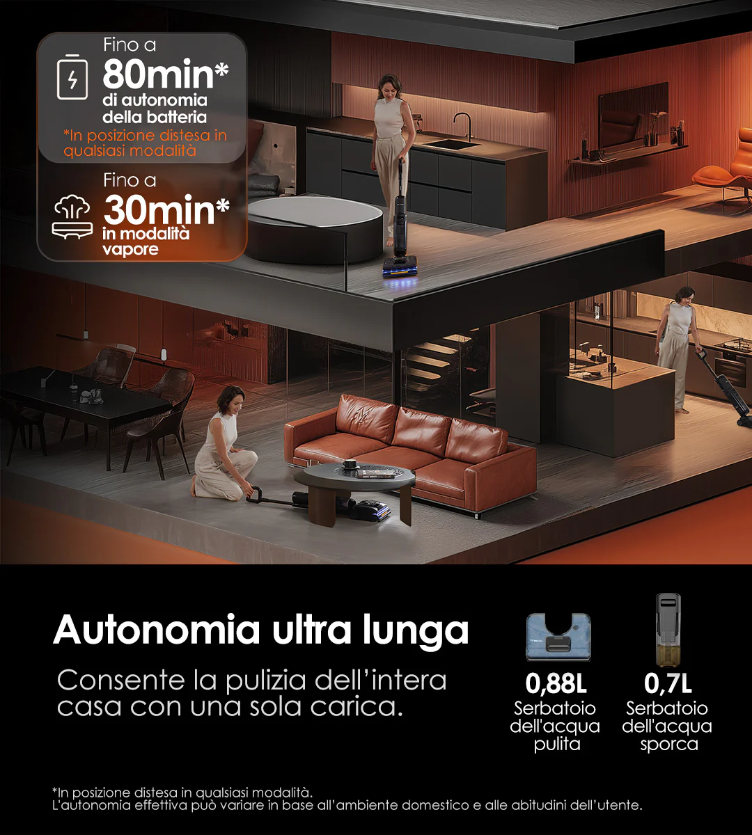 Tineco FLOOR ONE S7 Stretch Steam, immagine dettaglio 15